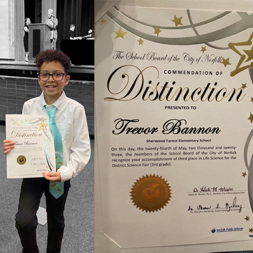  Third Place Science Fair Winner